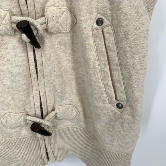 Faux Fur Hoodie Vest Ladies Small - Picture 5 of 8